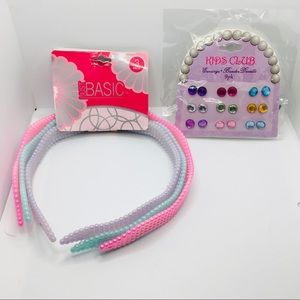 HEADBANDS & EARRINGS 12 pc. Total!!!